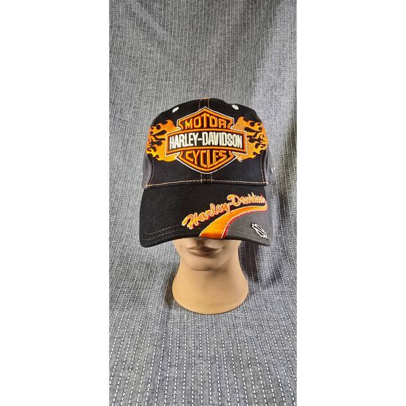 VINTAGE 2000s Harley Davidson Embroidered Hat - Picture 1 of 8